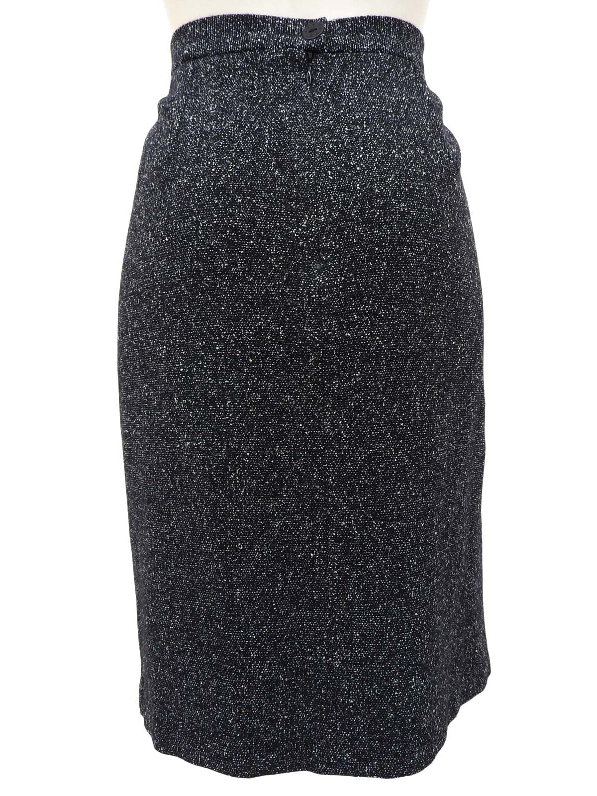 ウールデザインカラーセットアップ ブラック/ホワイト