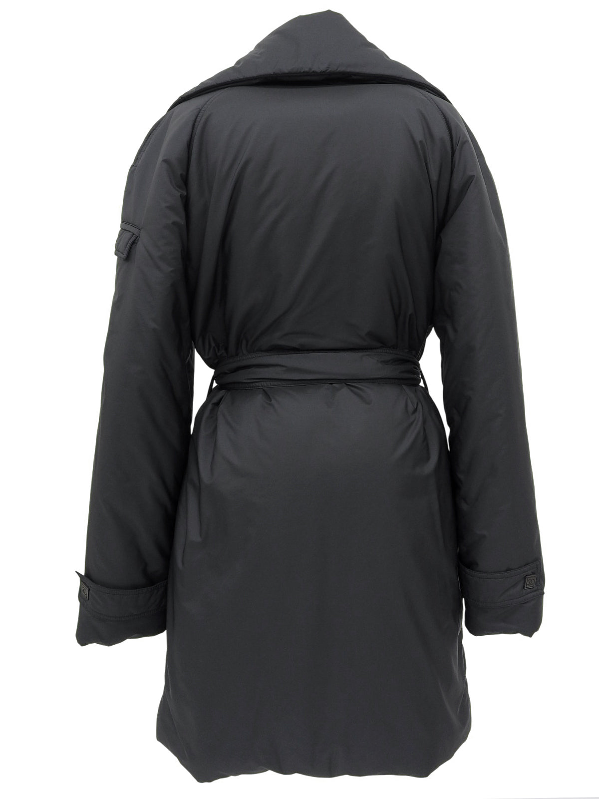 2007 Logo Plate Down Coat #38 Black