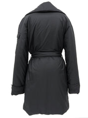 2007 Logo Plate Down Coat #38 Black