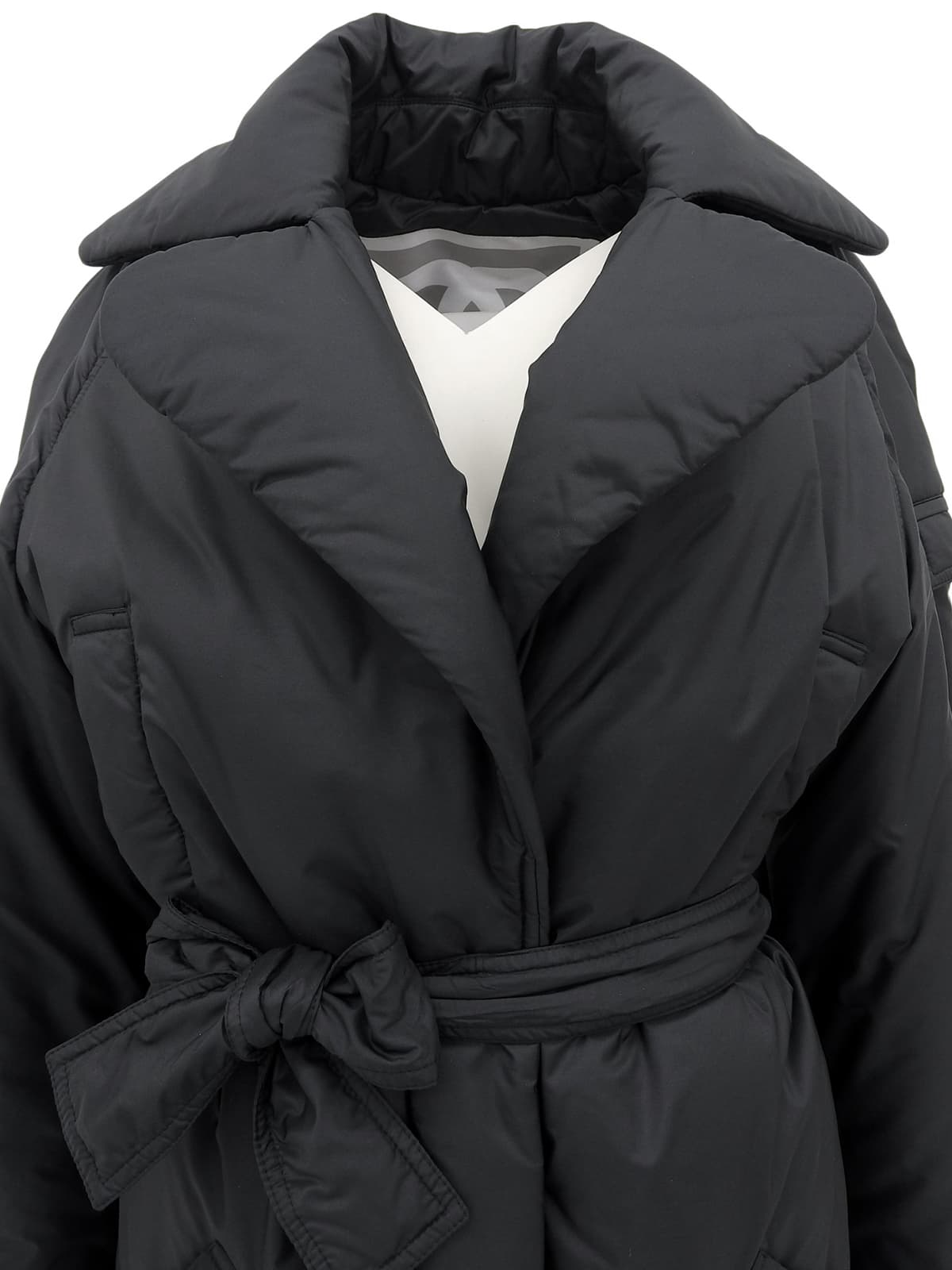 2007年製 ロゴプレートダウンコート ブラック