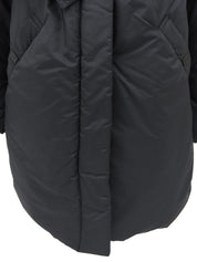 2007年Logo铭牌黑色羽绒服