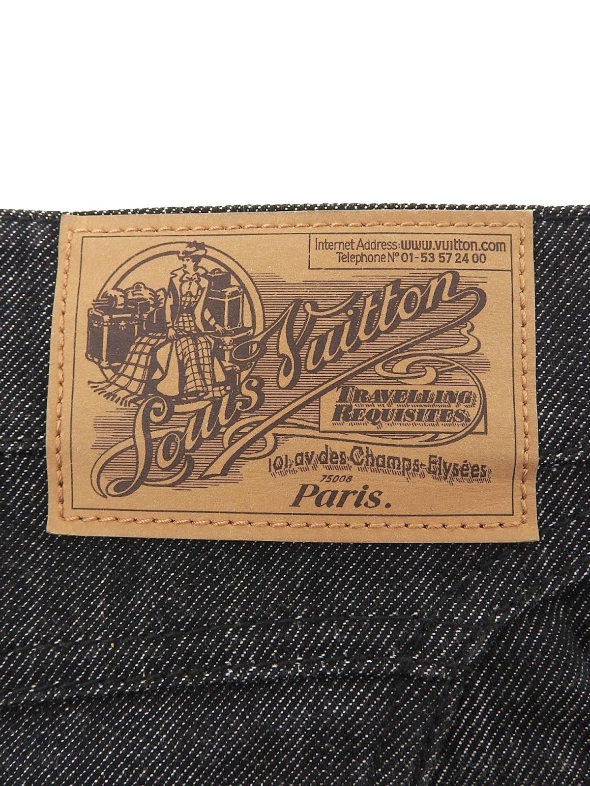 Monogram Multicolor Logo Button Denim Shorts Black/Multi