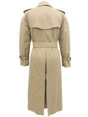 Nova Check Lining Trench Coat in Beige