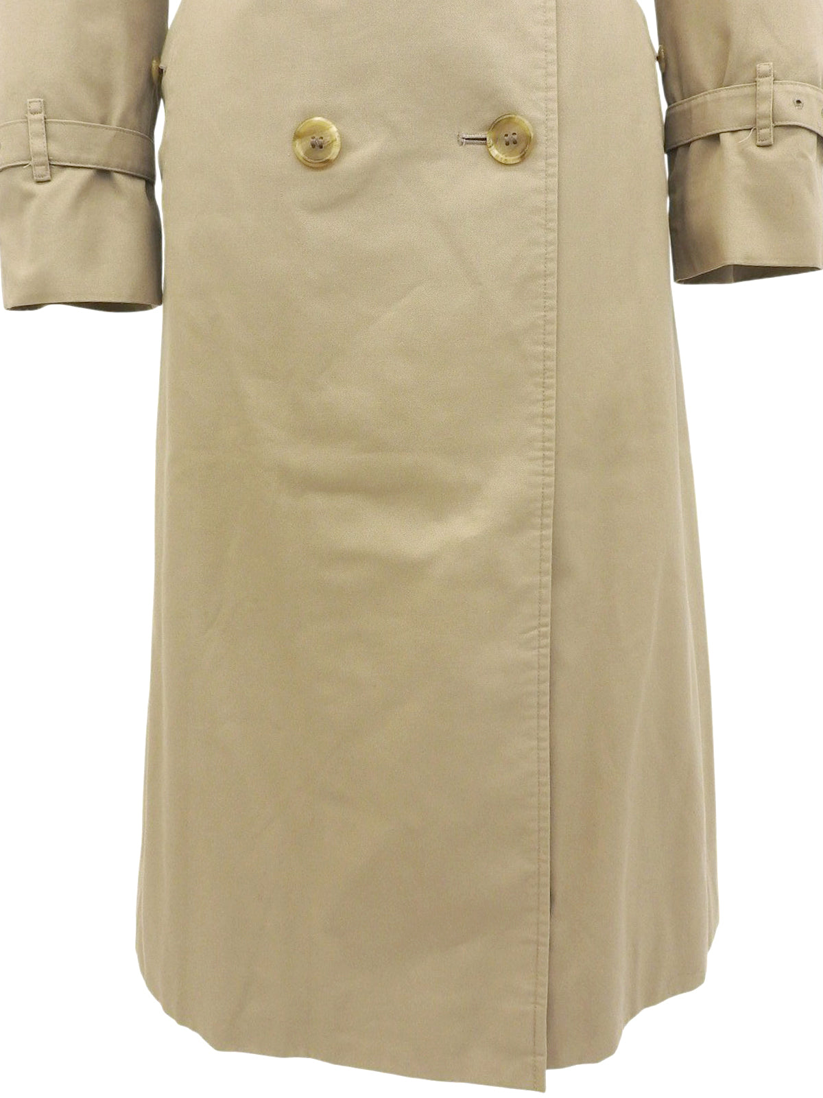 Nova Check Lining Trench Coat in Beige