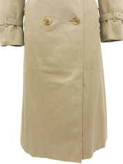 Nova Check Lining Trench Coat in Beige