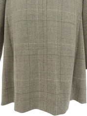 チェックパターンジャケット グレージュ