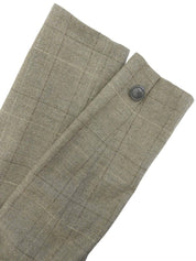 チェックパターンジャケット グレージュ