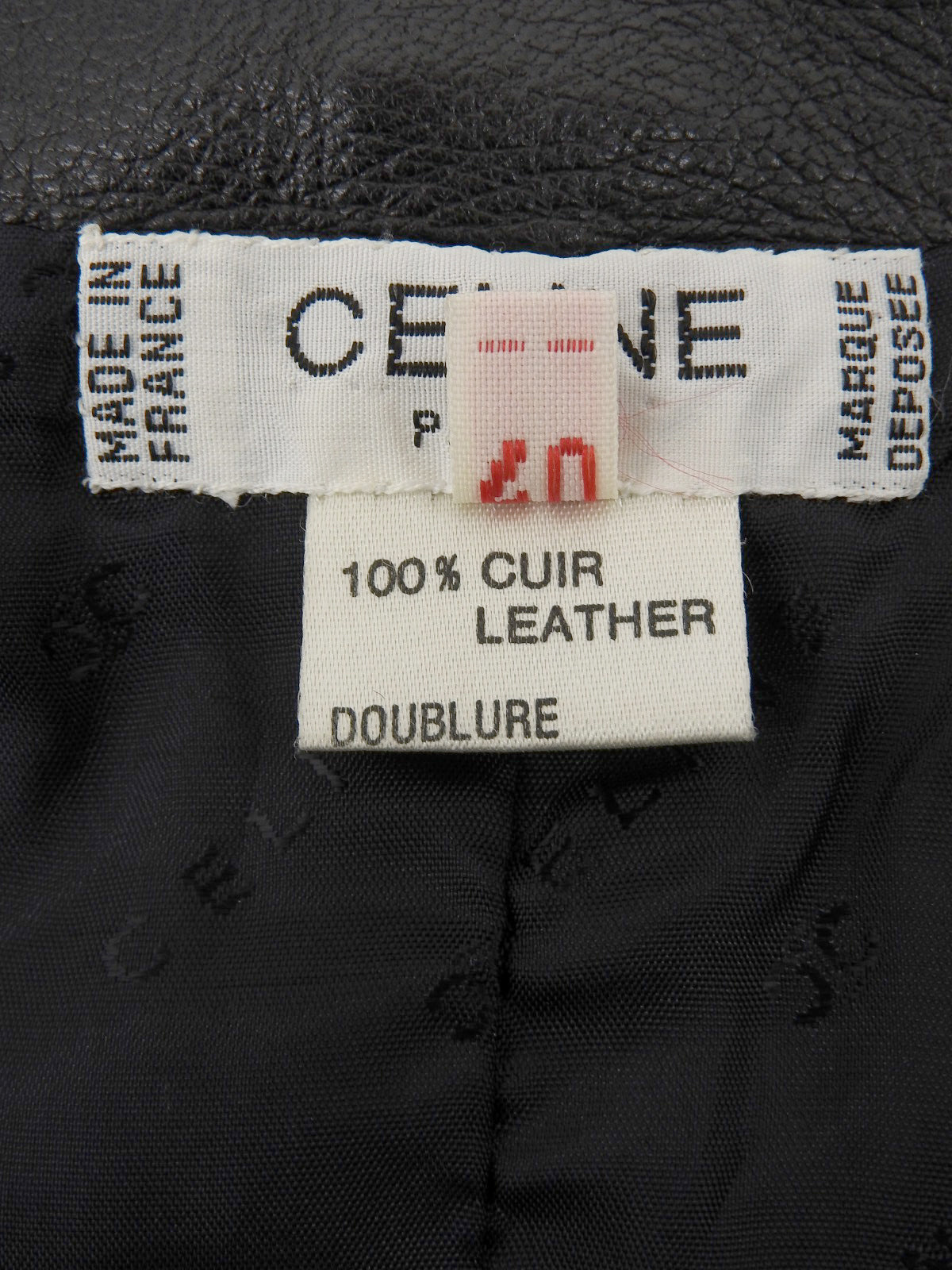 レザーマカダムボタンヘムフリンジセットアップ ブラック