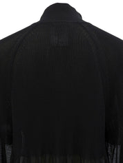 2007年製 レースシースルーポンチョカーディガン ブラック