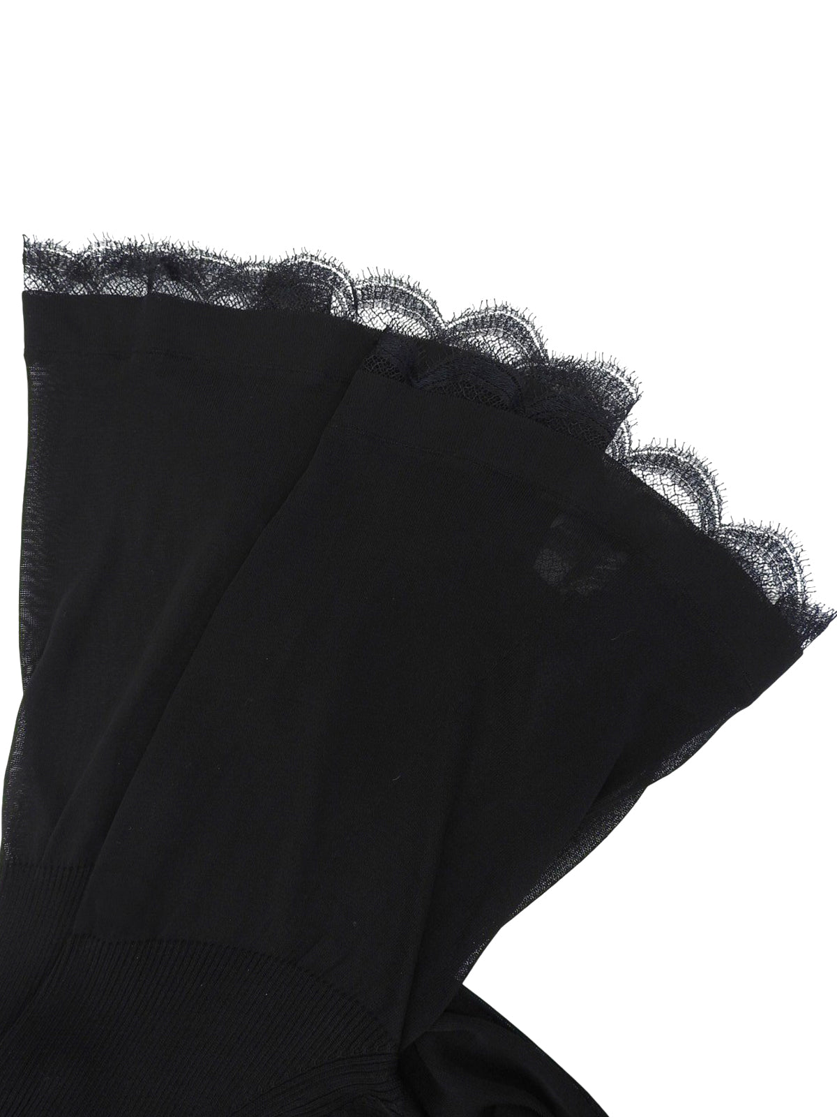 2007年製 レースシースルーポンチョカーディガン ブラック