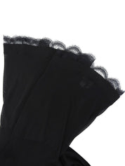 2007年製 レースシースルーポンチョカーディガン ブラック