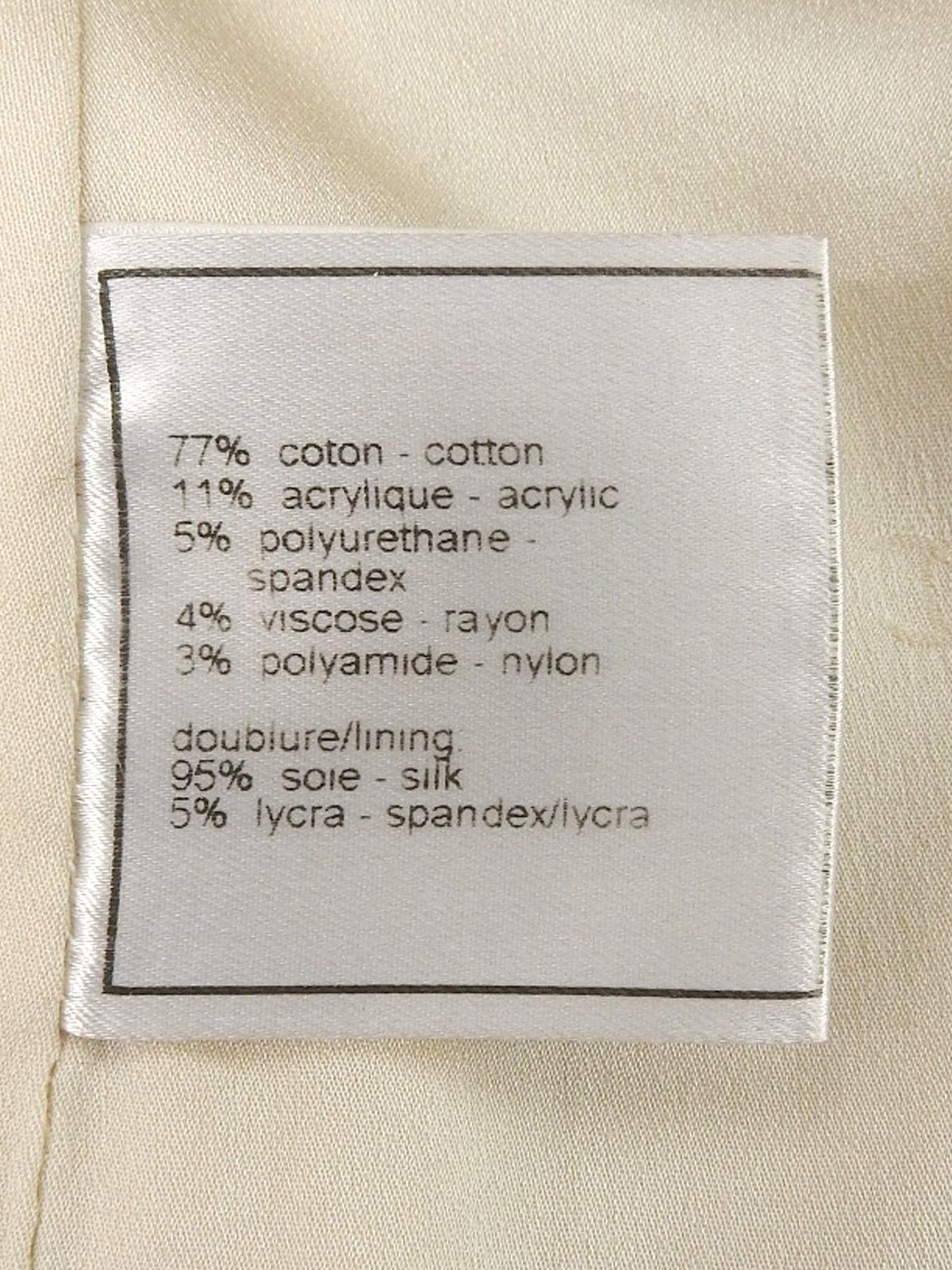 ツイードチェックパターンCCマークボタンジャケット ブラック/ホワイト