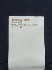 ロゴ刺繍ハーフスリーブトップス ネイビー