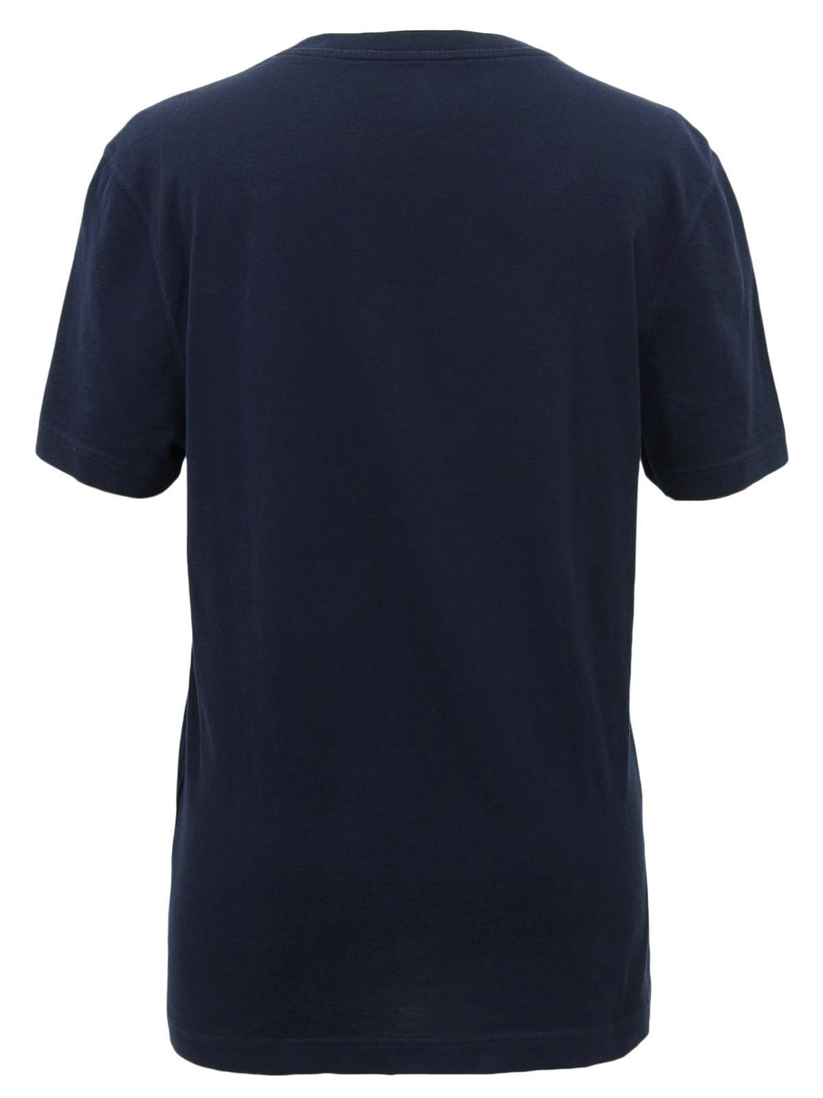 ロゴ刺繍ハーフスリーブトップス ネイビー