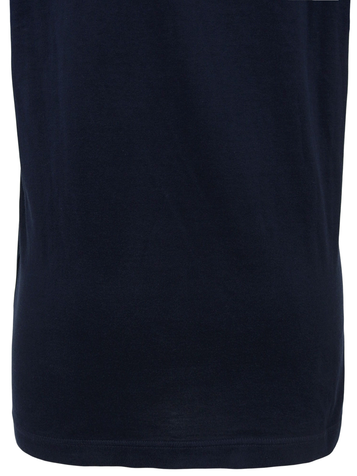 ロゴ刺繍ハーフスリーブトップス ネイビー