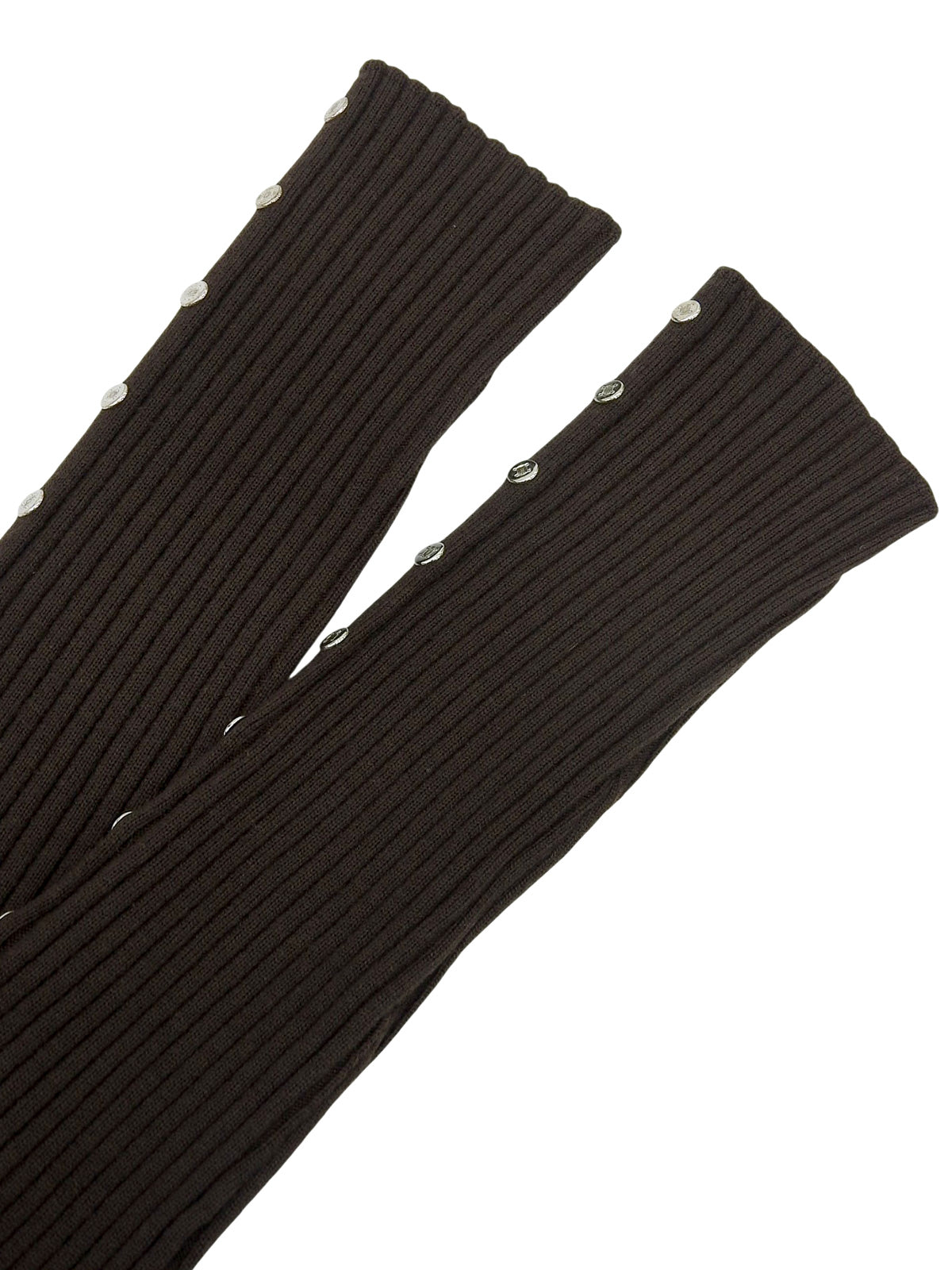 棕色 Macadam 铆钉针织上衣