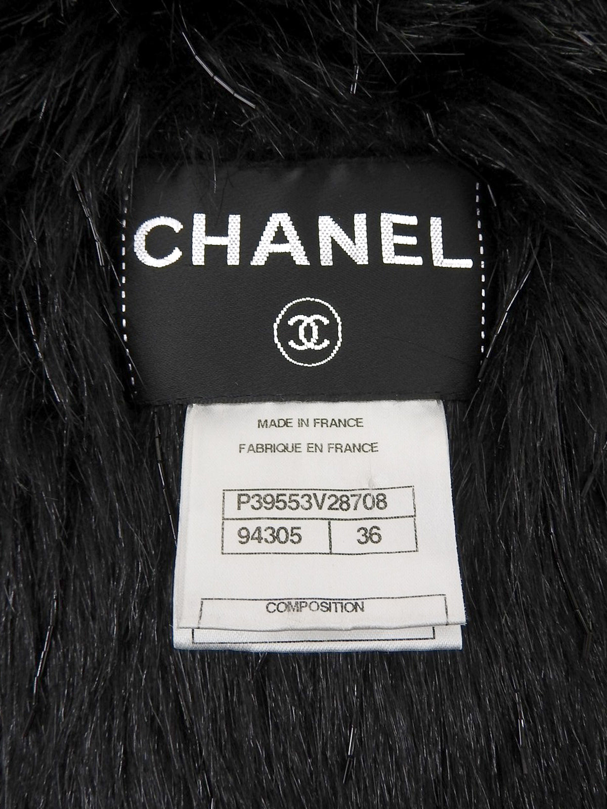 ファービーズCCマークボタンベスト ブラック