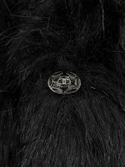 ファービーズCCマークボタンベスト ブラック