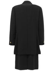 1996年製 ウールCCマークボタンセットアップ ブラック