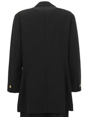 1996年製 ウールCCマークボタンセットアップ ブラック