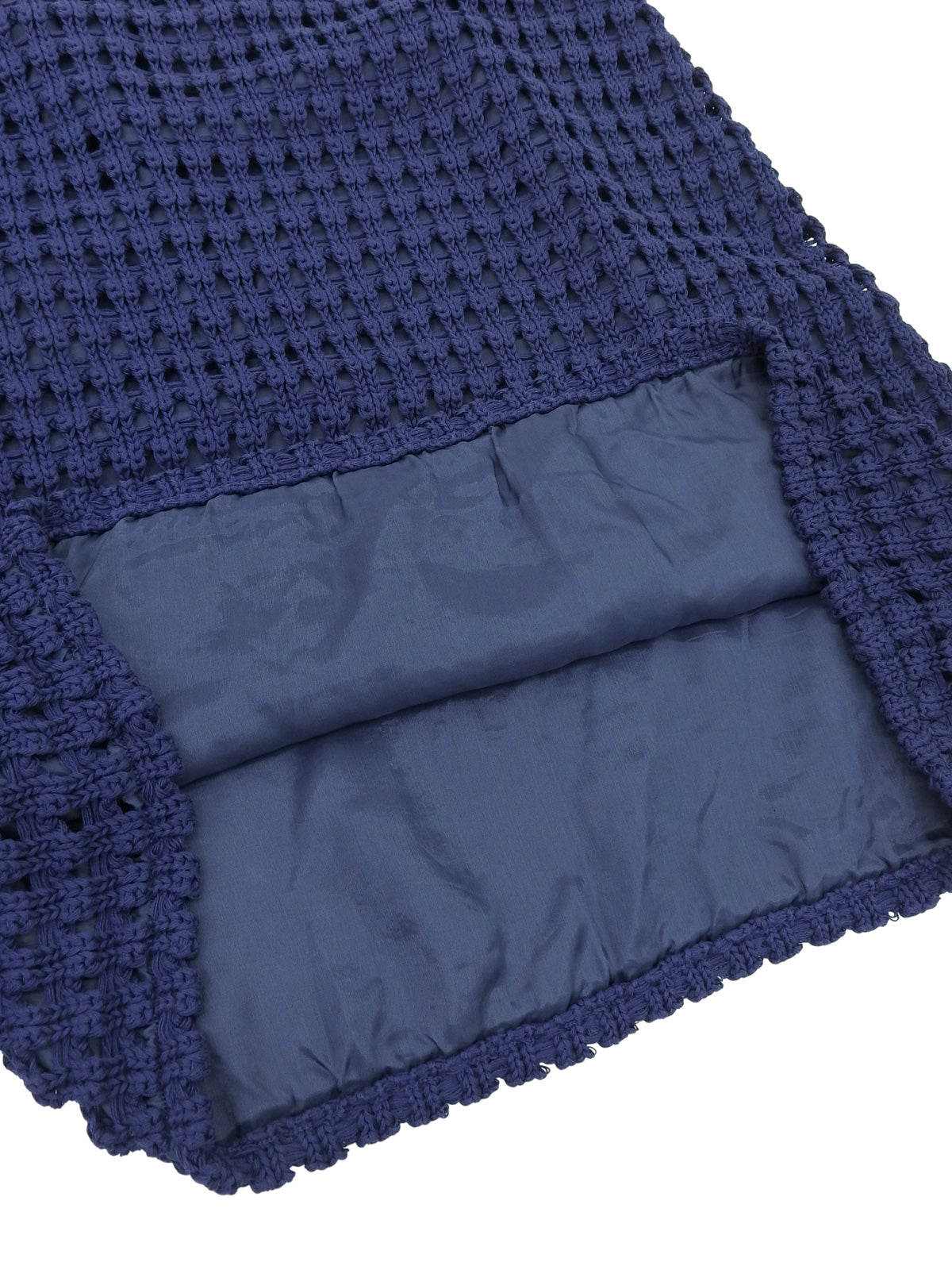 サマーニットスカート ブルー