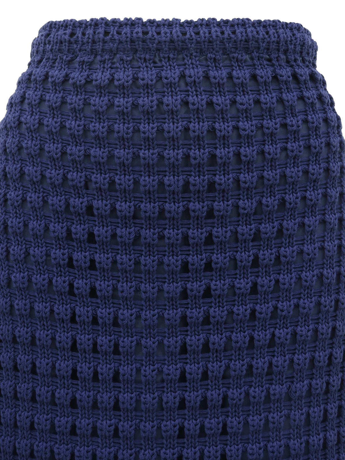 サマーニットスカート ブルー