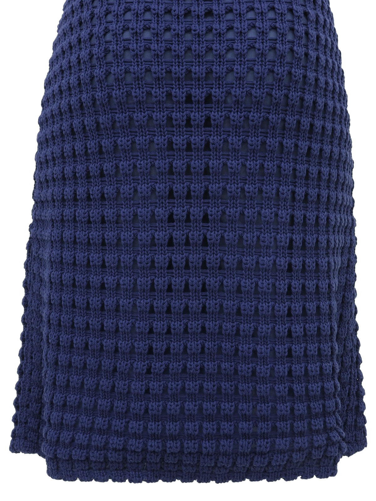 サマーニットスカート ブルー