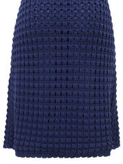 サマーニットスカート ブルー