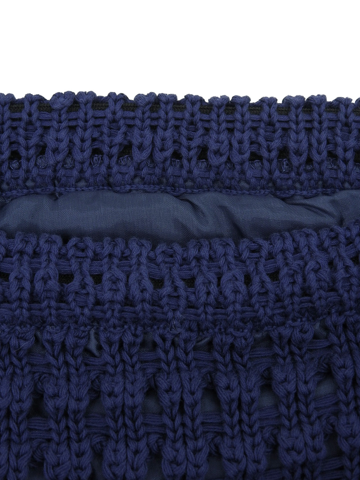 サマーニットスカート ブルー