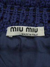 Summer Knit Skirt Blue