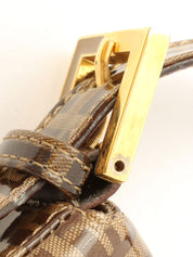 专利FF Zucchino图案妈妈桶包，米色/棕色