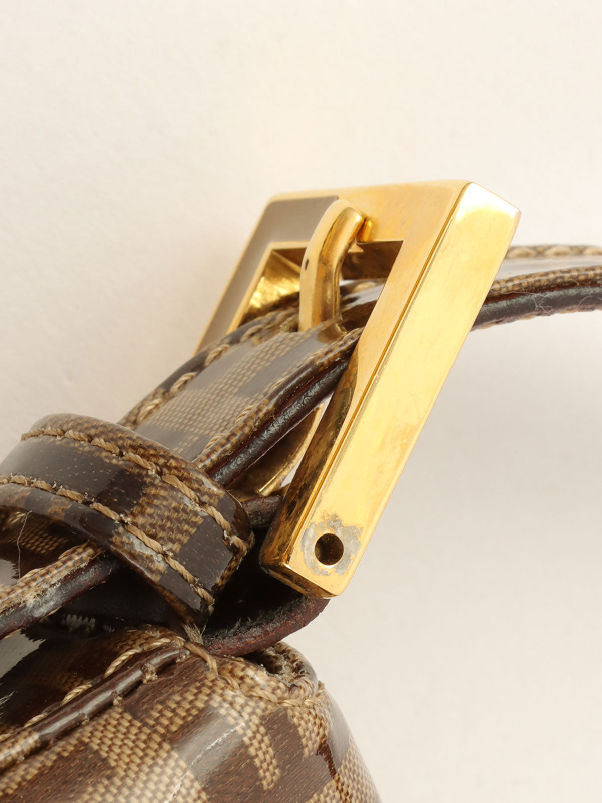 专利FF Zucchino图案妈妈桶包，米色/棕色