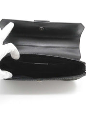 Trotter Pattern Street Chic One-Shoulder Bag in Black