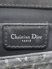 Trotter Pattern Street Chic One-Shoulder Bag in Black