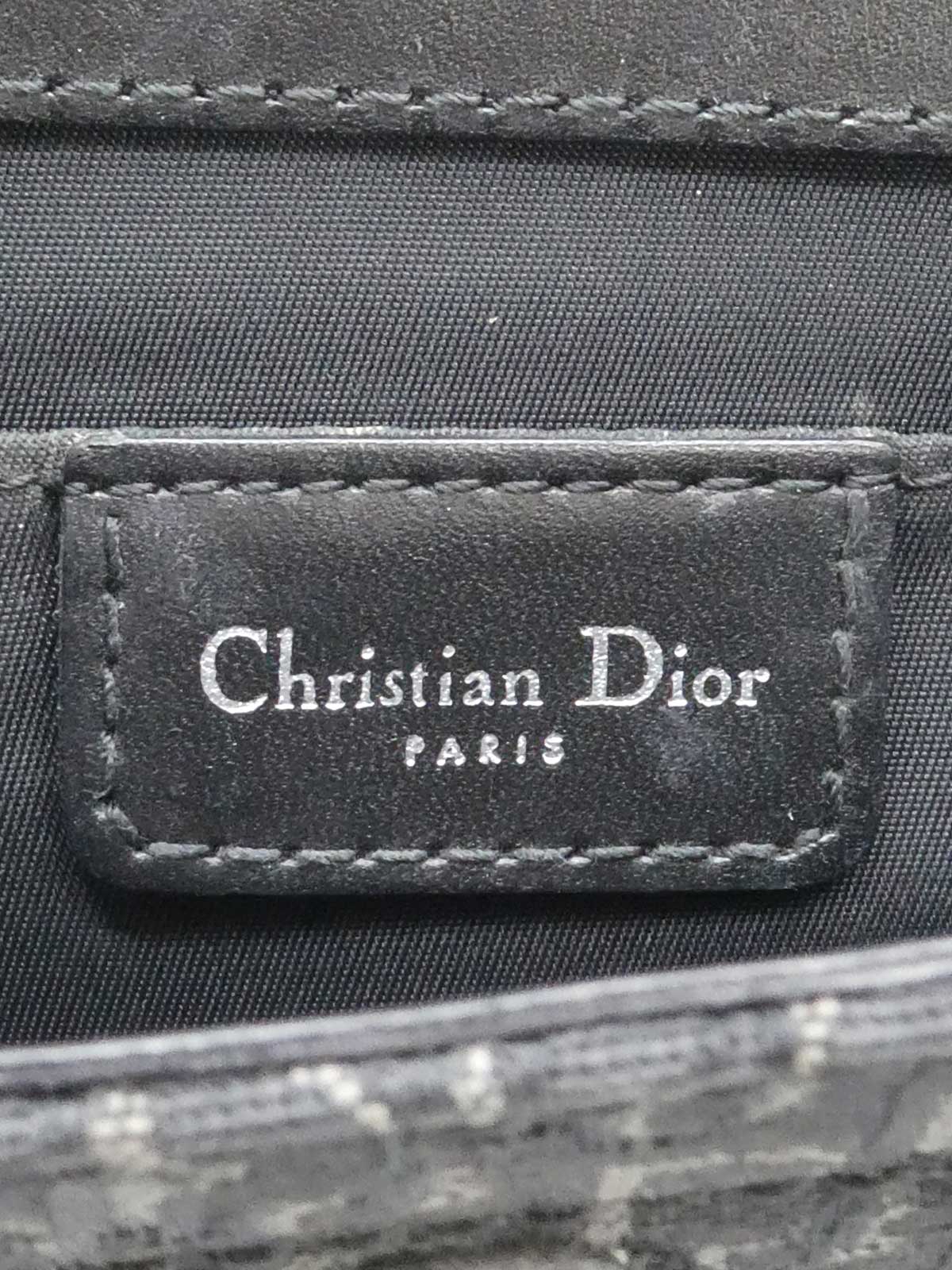 トロッターパターンストリートシックワンショルダーバッグ　ブラック