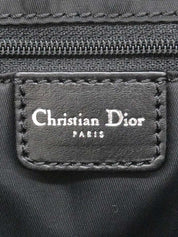 トロッターパターンロゴプレートショルダーバッグ　ブラック