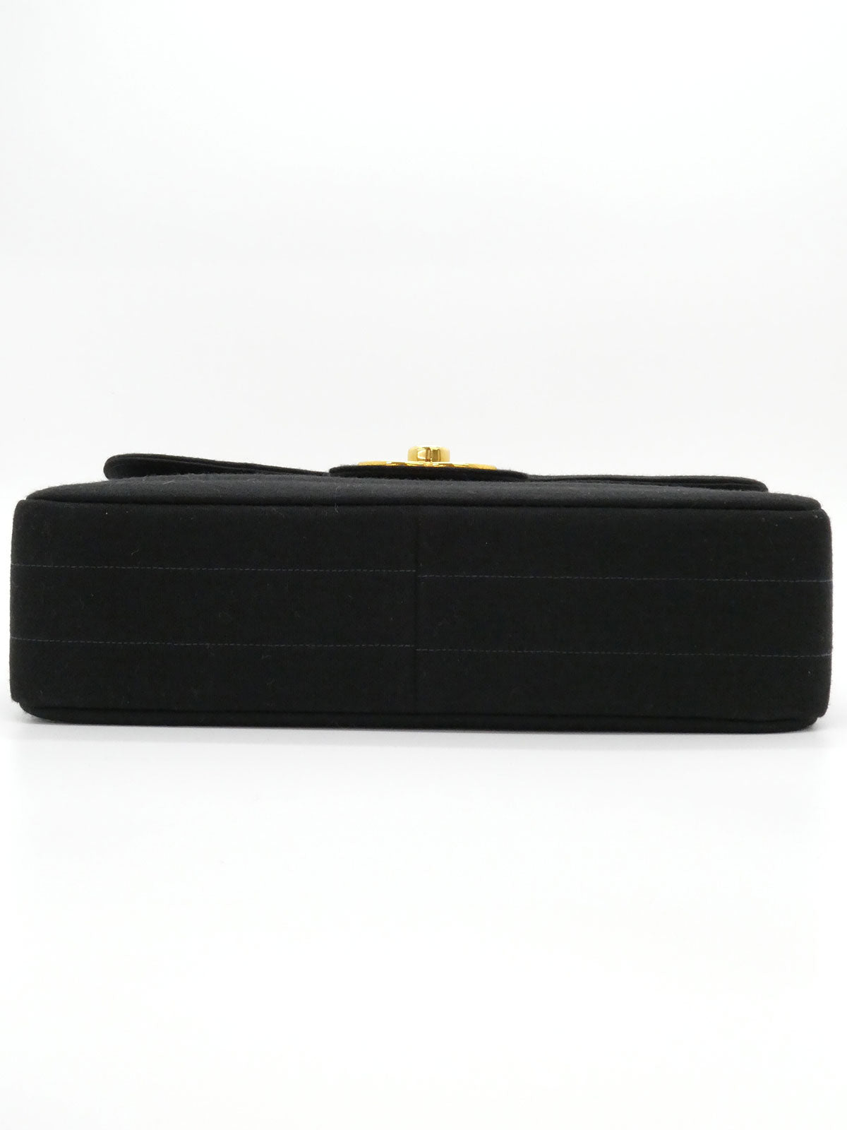 1995年頃製 コットンCCターンロックショルダーバッグ ブラック