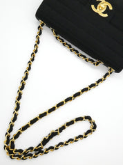 1995年頃製　コットンCCターンロックショルダーバッグ　ブラック