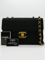 1995年頃製　コットンCCターンロックショルダーバッグ　ブラック