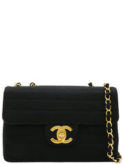 1995年頃製 コットンCCターンロックショルダーバッグ ブラック