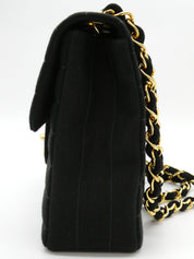 1995年頃製 コットンCCターンロックショルダーバッグ ブラック