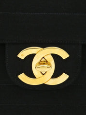 1995年頃製　コットンCCターンロックショルダーバッグ　ブラック