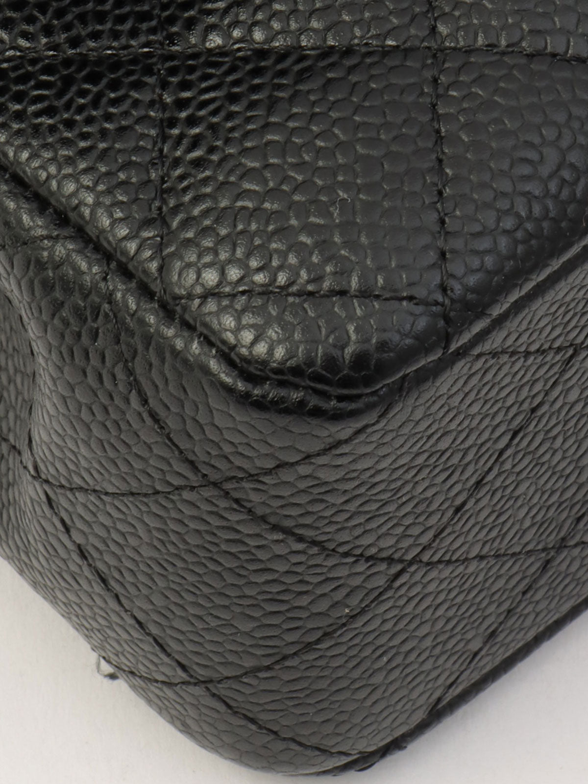 2005年頃製 クラシックフラップチェーンバッグ25cm ブラック