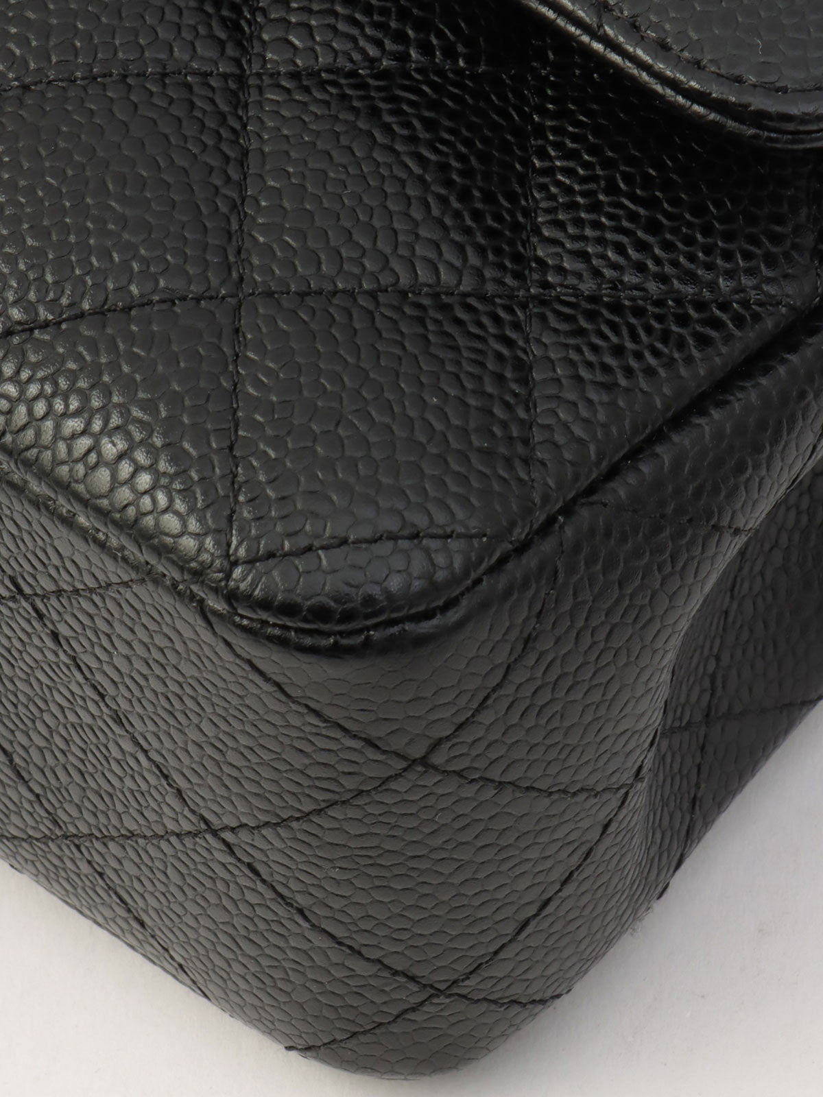 2005年頃製 クラシックフラップチェーンバッグ25cm ブラック