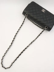 2005年頃製 クラシックフラップチェーンバッグ25cm ブラック