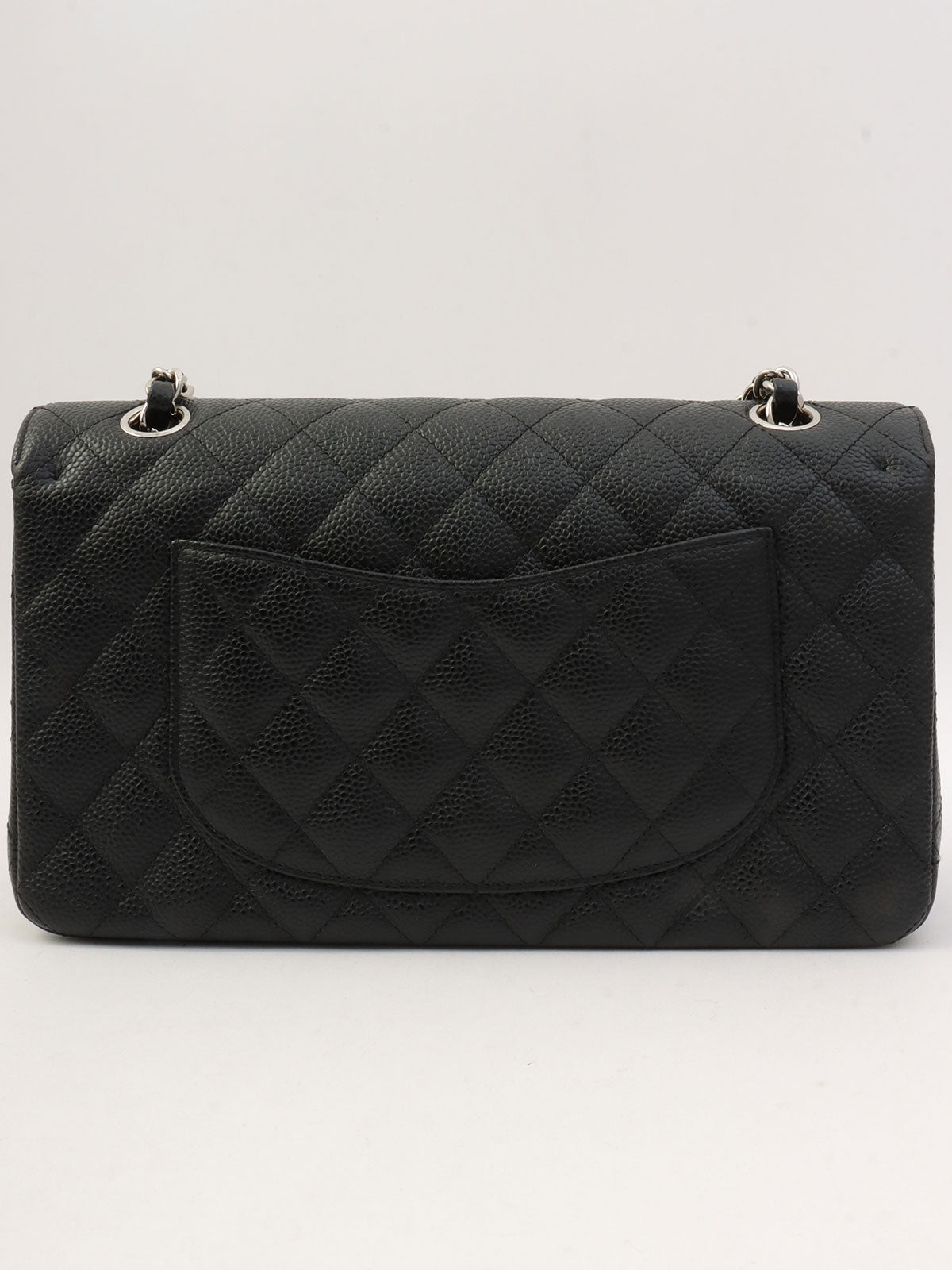 2005年頃製 クラシックフラップチェーンバッグ25cm ブラック