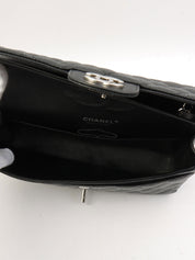 2005年頃製 クラシックフラップチェーンバッグ25cm ブラック