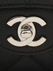 2005年頃製 クラシックフラップチェーンバッグ25cm ブラック