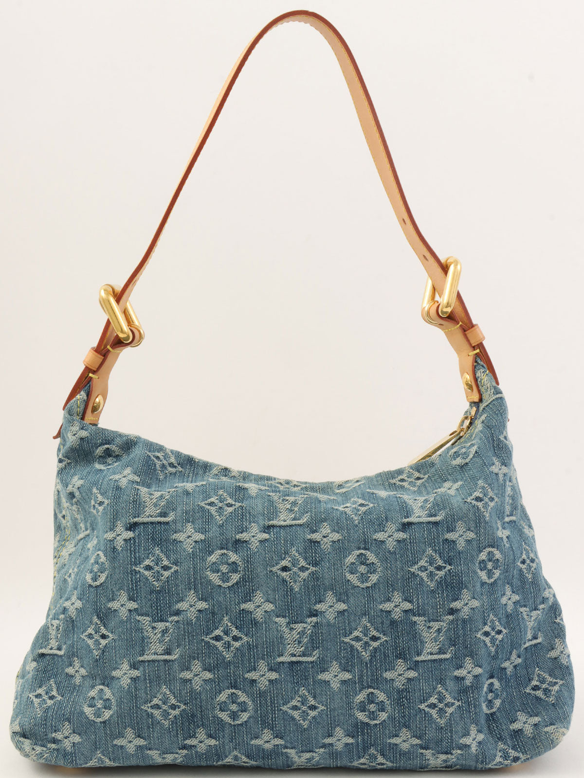 2004 Denim Monogram Baggy PM Blue