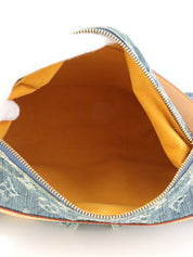 2004 Denim Monogram Baggy PM Blue